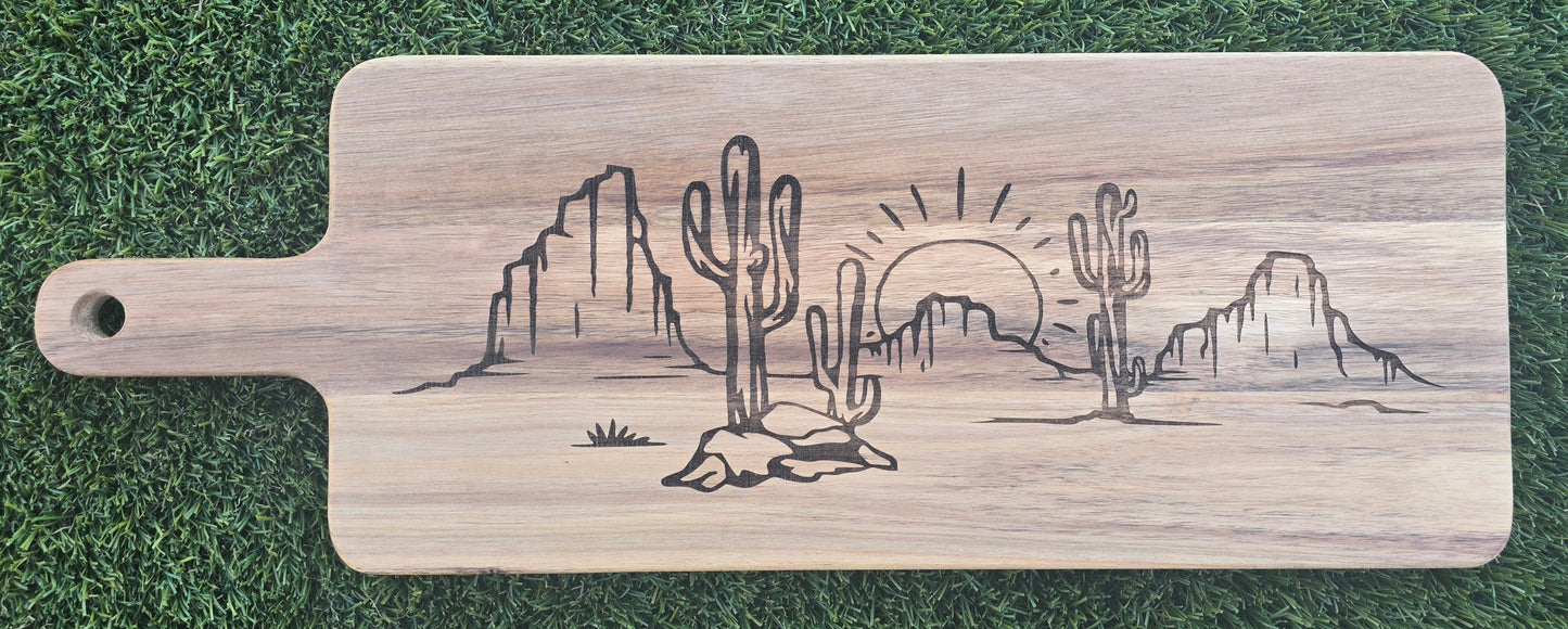 Desert Scene Cutting Board