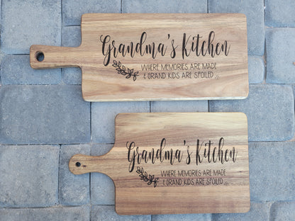 Grandma's Kitchen Cutting Board
