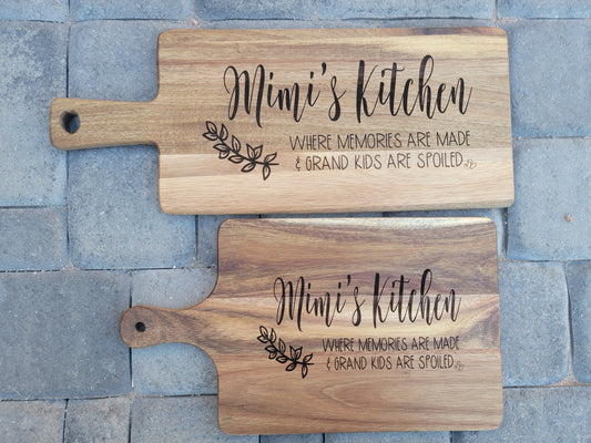 Mimi's Kitchen Cutting Board