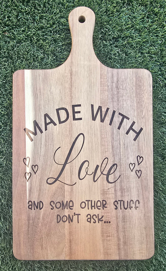Made With Love Cutting Board