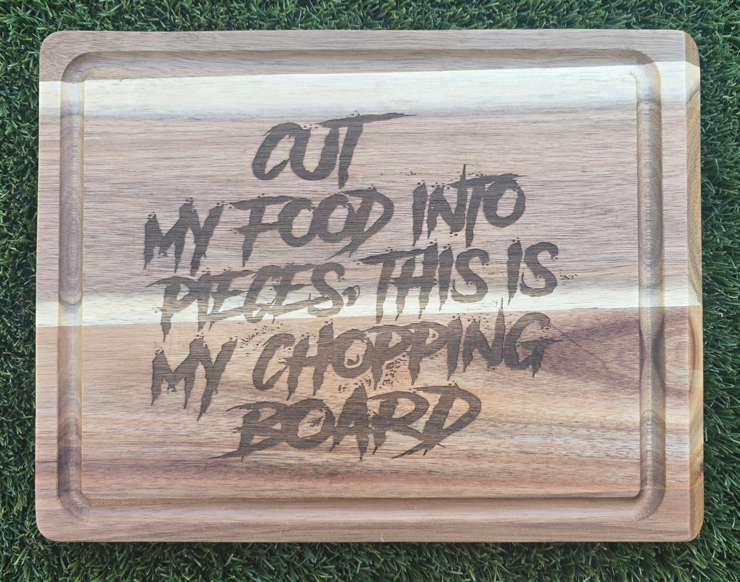 12in x 15in Reversible Cutting Board with Juice Groove (Dark Wood)