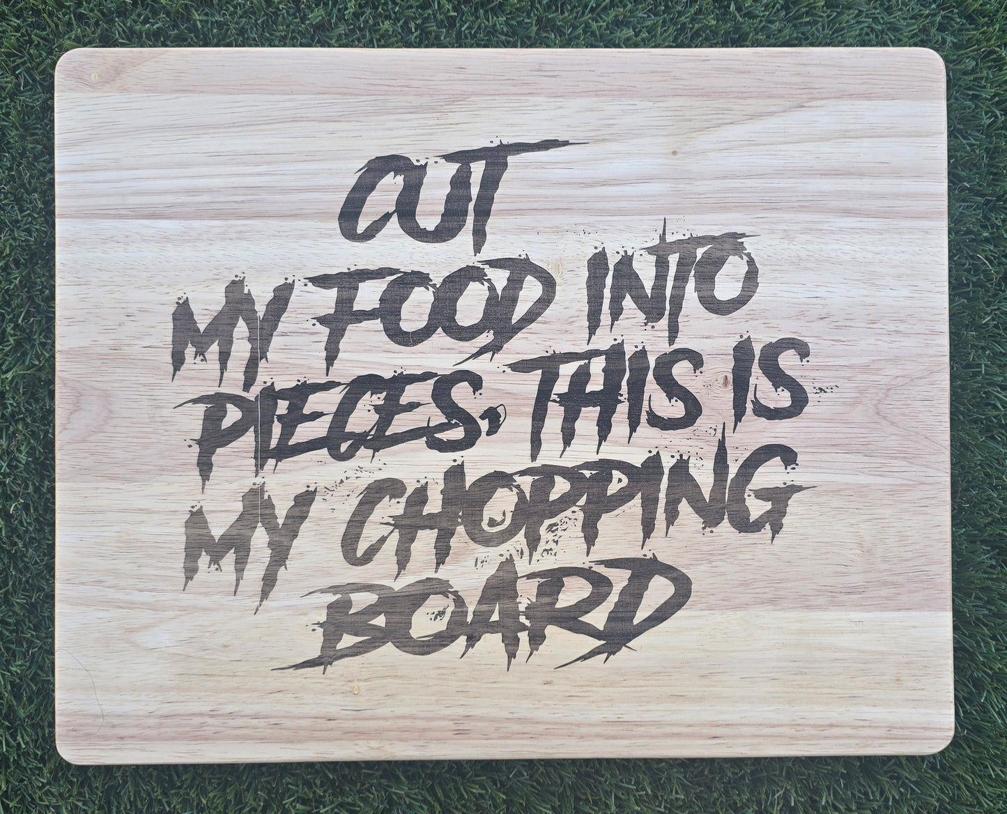 12in x 15in Cutting Board with Nonslip Feet (Light Wood)