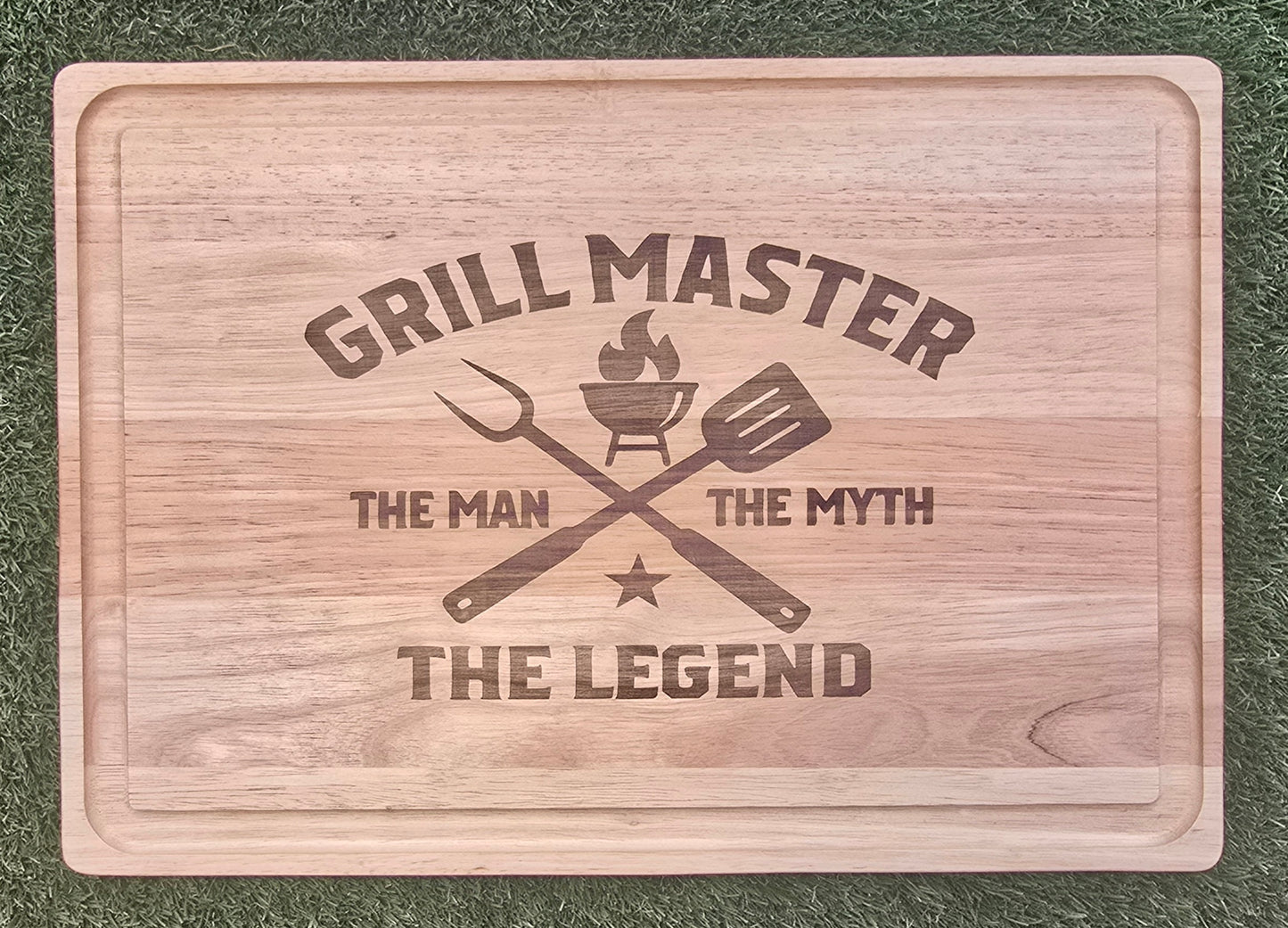 14in x 20in Carving Board with Juice Groove (Light Wood)