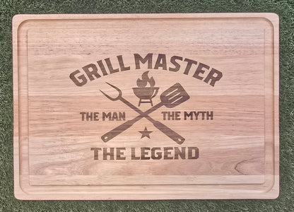 14in x 20in Carving Board with Juice Groove (Light Wood)