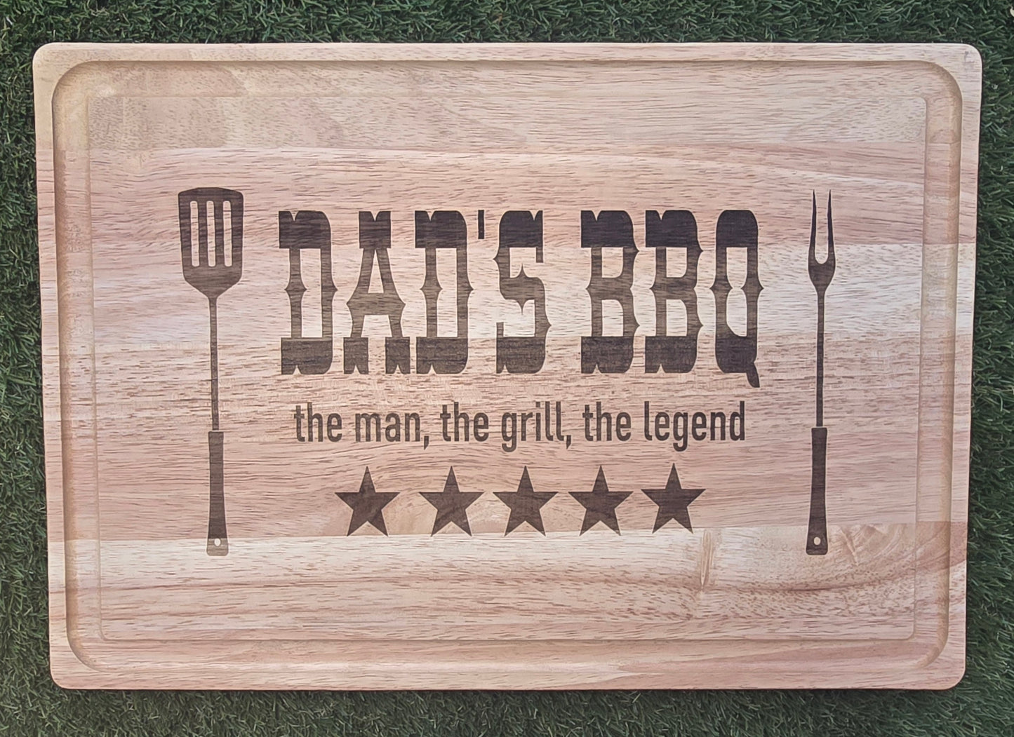 14in x 20in Carving Board with Juice Groove (Light Wood)