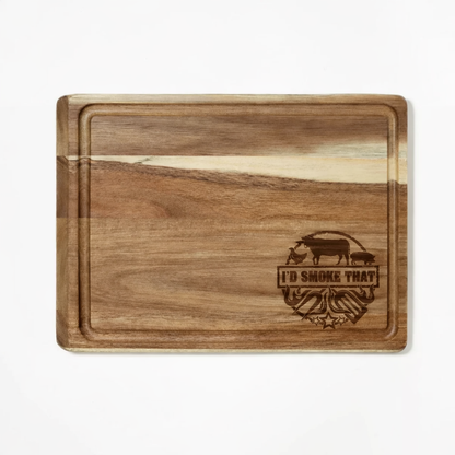 12in x 15in Reversible Cutting Board with Juice Groove (Dark Wood)
