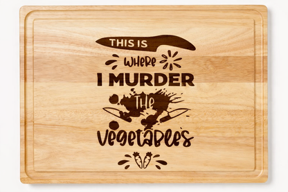 14in x 20in Carving Board with Juice Groove (Light Wood)
