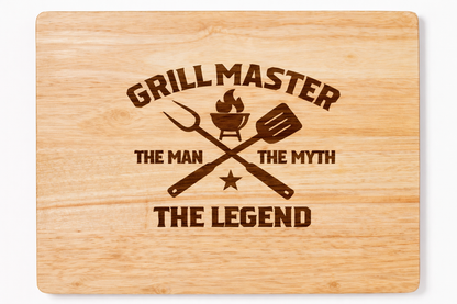 12in x 15in Cutting Board with Nonslip Feet (Light Wood)