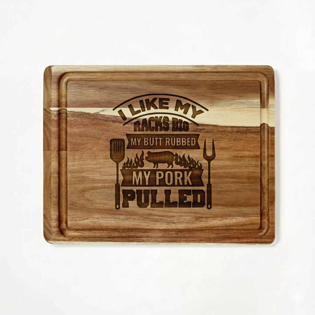 10in x 13in Reversible Cutting Board with Juice Groove (Dark Wood)